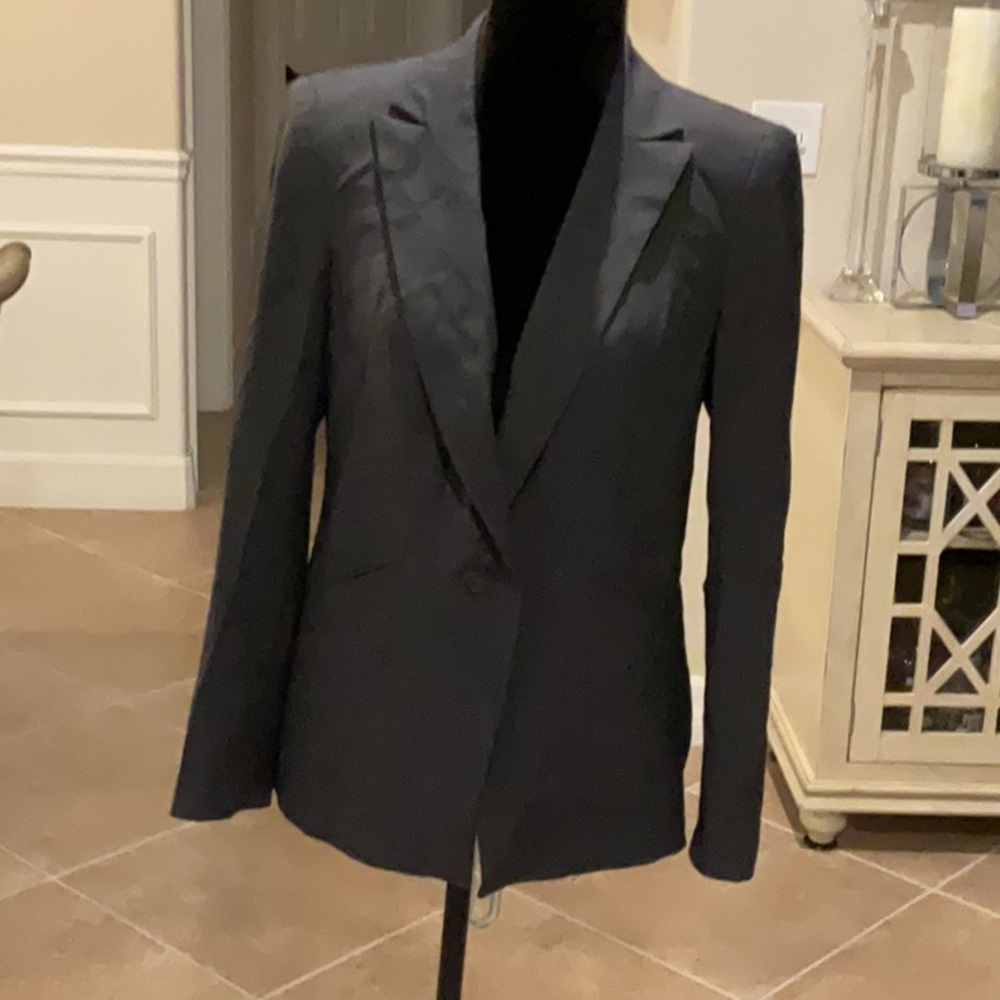 M& S gray one button blazer, size 40 (EU), NWT
